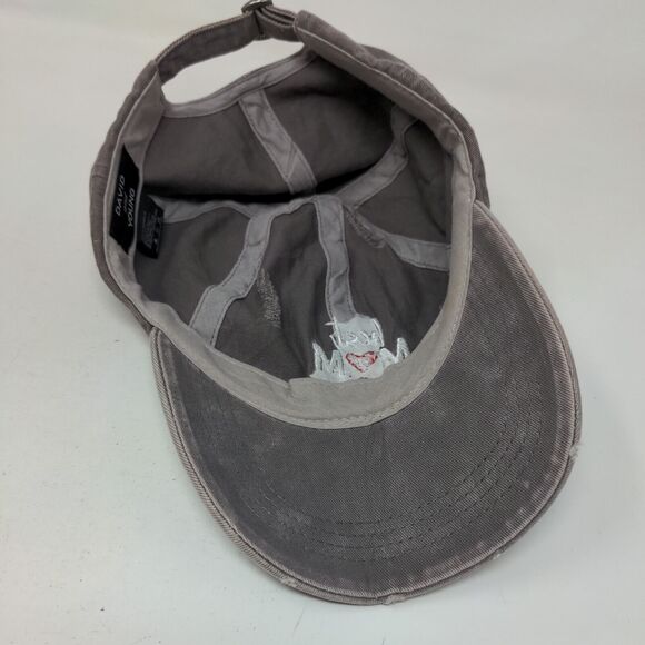 Best Mom Ever Slideback Hat Purpleish-Gray OSFM Embroidered 6 Panel - Picture 6 of 8